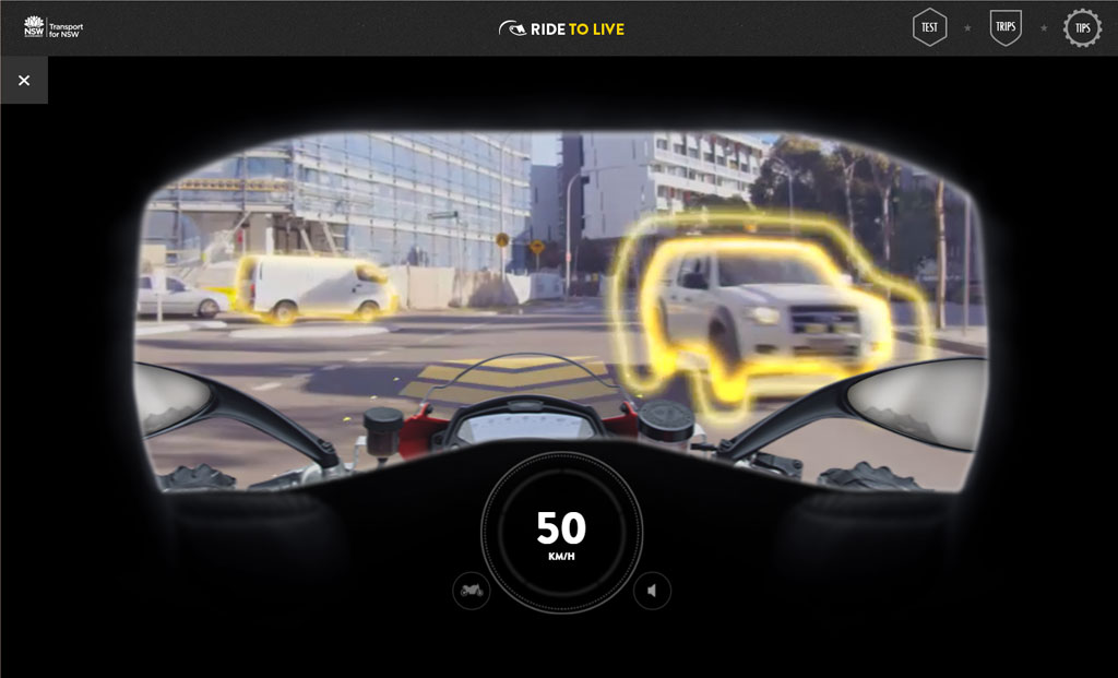 RIDEtoLIVE | Simulator online pentru mers cu motocicleta in oras