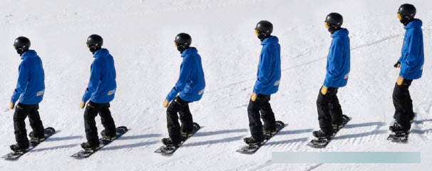 Cum sa te dai pe snowboard in 7 pasi simpli | alunecarea pe partie la vale