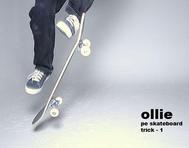 ollie pe skateboard
