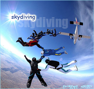 skydiving jump