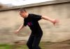 Slalom skateboarding slalom skateboarding