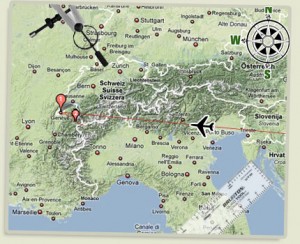 mont blanc | harta traseu