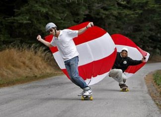 Vela pentru longboard, ski si snowboard Vela pentru longboard, ski si snowboard