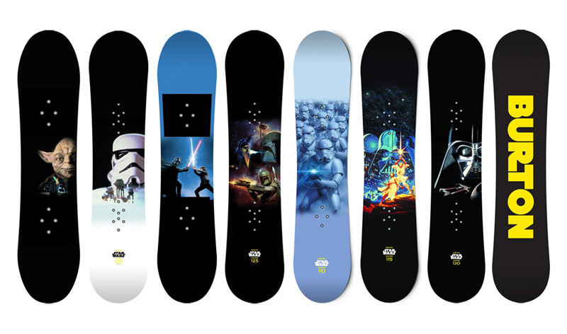 BURTON a lansat o colectie de snowboard-uri pentru fanii StarWars